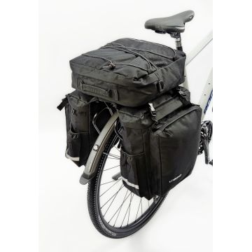 Set 3 genti bagaje, SOHO GRAND textil, 44L