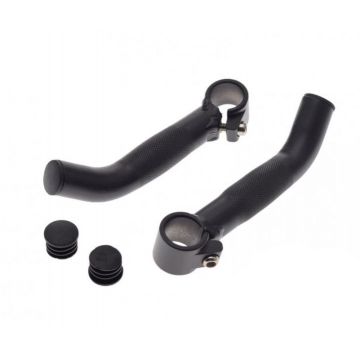 Set capeti ghidon bicicleta, culoare negru