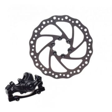 Set disc cu etrier frana fata, disc 160mm si etrier