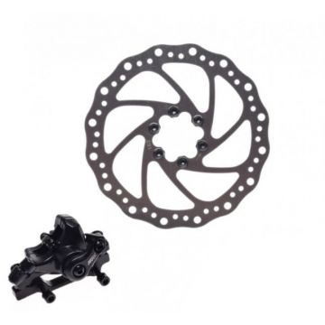 Set disc cu etrier frana spate, disc 160mm si etrier