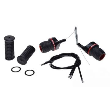 Set manete schimbator rotative, pentru biciclete, 3x6 viteze