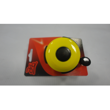 Sonerie biciclete Jet plastic, culoare galben negru