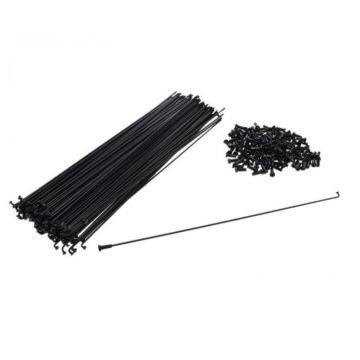 Spita si niplu bicicleta, L 278mm, culoare negru