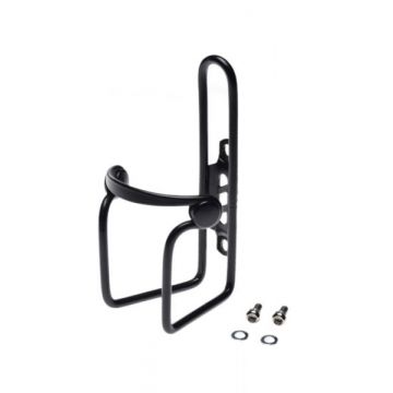 Suport bidon apa, din aluminiu, greutate 73 g, culoare negru