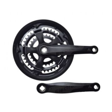 Angrenaj pedalier cu 3 foi 42 34 24, brat 170mm