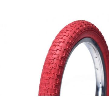 Anvelopa bicicleta 16 X 2.125 M100 Awina, culoare rosu