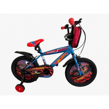 Bicicleta copii Belderia Fastwheel, culoare albastru, roata 16  , cadru din otel