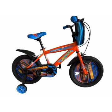 Bicicleta copii Belderia Fastwheel, culoare portocaliu, roata 14  , cadru din otel