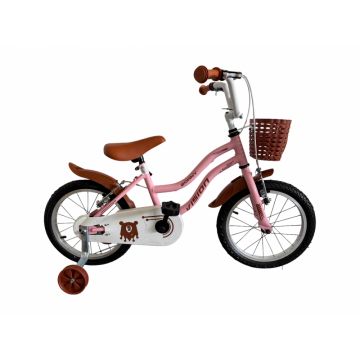 Bicicleta copii Vision Bonny, culoare roz, roata 16  , cadru din otel