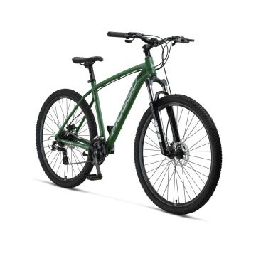 Bicicleta MTB Mosso Raceline Man Hidraulic, roata 29  , cadru 20   din aluminiu, culoare verde argintiu
