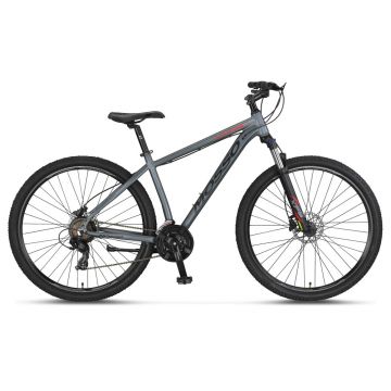 Bicicleta MTB Mosso Wildfire Man Hidraulic, roata 29  , cadru 20   din aluminiu, culoare gri inchis