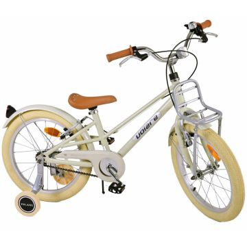 Bicicleta pentru fete Volare Melody, 18 inch, culoare nisipiu, frana de mana fata si spate