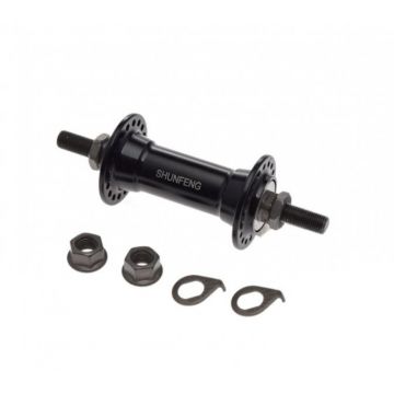 Butuc fata 36 gauri, necasetat, negru