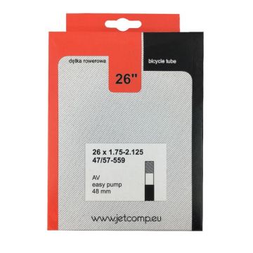Camera de aer biciclete JET 26  x1,75 2,125 AV-48mm