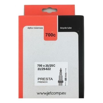 Camera de aer biciclete JET 700 x 20   25C FV48mm