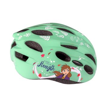 Casca biciclisti copii IN-MOLD, model Frozen II, culoare menta, marime M(52-56cm)