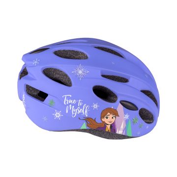 Casca biciclisti copii IN-MOLD, model Frozen II, culoare violet, marime M(52-56cm)
