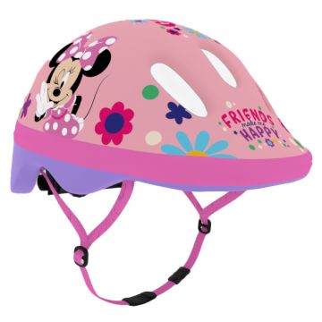 Casca biciclisti copii, model Minnie Mouse, culoare roz, marime XS(44-48cm)