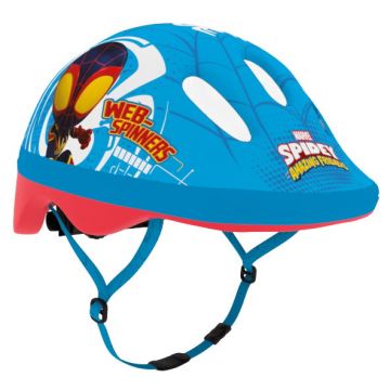Casca biciclisti copii Spidey, culoare albastru, marime XS(44-48 cm)