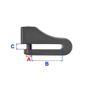 Lacat antifurt blocare disc frana 5.5X34X7