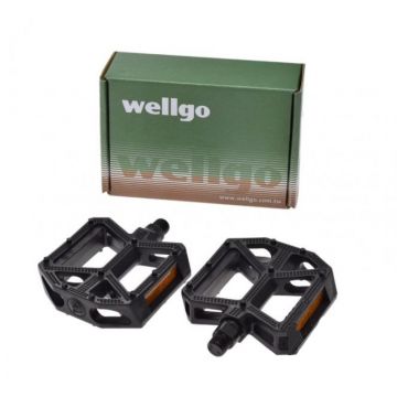 Pedale MTB plastic, Wellgo, filet 9 16