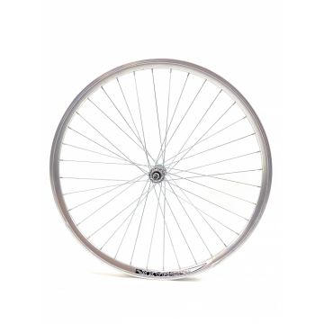 Roata fata dubla DSX, biciclete 28 inch, culoare argintiu