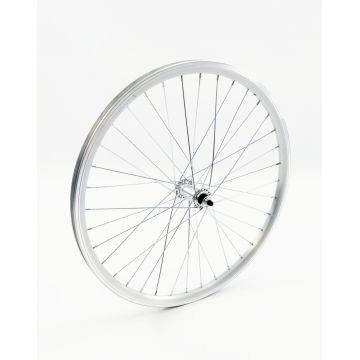 Roata fata dubla DSX, biciclete MTB 24 inch, culoare argintiu