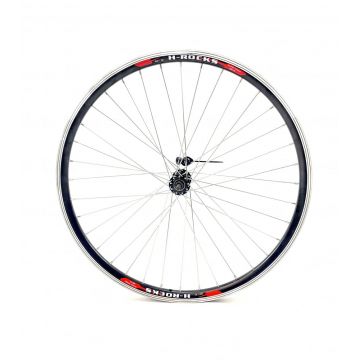 Roata fata dubla DSX, biciclete MTB 26 inch, culoare negru