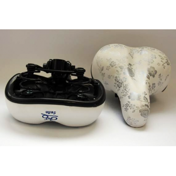 Sa biciclete AZ-92BF-1A Jet, culoare alb cu flori gri