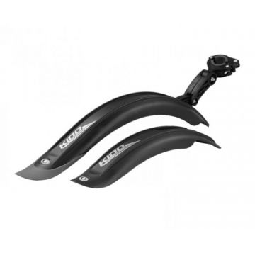 Set 2 aparatori noroi 16,  -18,  , prindere sa, Negru Titan