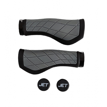 Set 2 mansoane ergonomice, Jet G-315, culoare negru gri