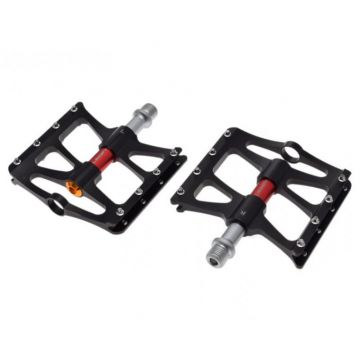 Set 2 pedale din aluminiu, filet 9 16, culoare negru