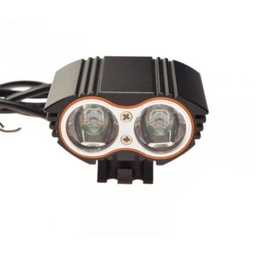 Set far cu 2 leduri, baterie de 4800mah