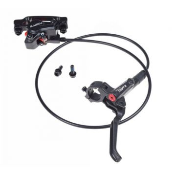 Set pompa cu etrier frana biciclete, hidraulica, pe fata, 760mm