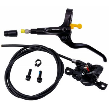 Set pompa frana si etrier Shimano AMT200JRRURX170, montaj spate