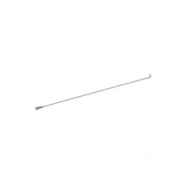 Spita din otel si niplu, 260 mm, 2 mm grosime, culoare argintiu