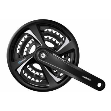 Angrenaj pedalier SHIMANO Tourney FC-TX801, brat 170mm, 48-38-28T