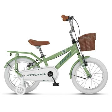 Bicicleta copii Umit Stitch Man, culoare verde, roata 16  , cadru otel