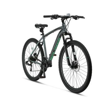 Bicicleta MTB Umit Solaris, 21 viteze, culoare gri turcoaz, roata 29  , cadru din aluminiu 20  , frana hidraulica