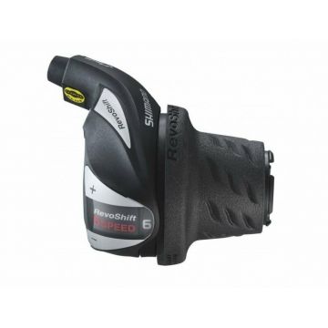 Comanda schimbator viteze Shimano Tourney SL-RS36-6R, dreapta, 6 viteze, cablu 2050mm