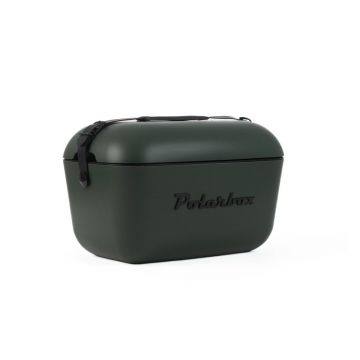 Cutie termoizolantă verde-închis 12 l Classic Black – Polarbox