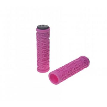 Mansoane bicicleta, lungime 100mm, culoare roz