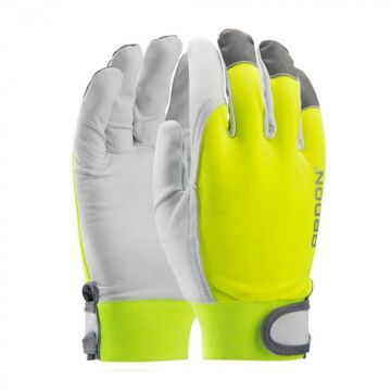 Manusi de protectie de iarna din piele de capra, reflectorizante, Hobby Winter