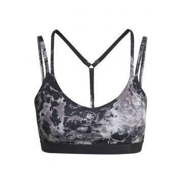 Bustiera femei  Adidas Wms Sport-bh Yo Ess Ls - Gri