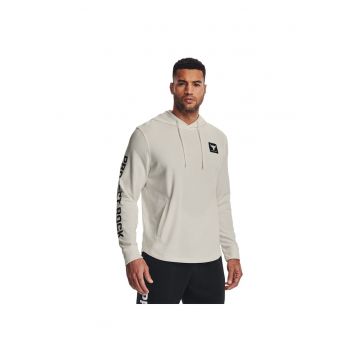 Hanorac de antrenament pentru barbati -  Bumbac/Poliester - Alb - Alb