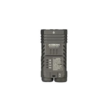 Lanterna profesionala Acebeam Terminator M2-X 6500K CW GRAY, 3200 lumeni, 500 m