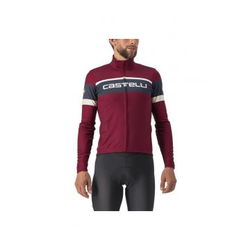 Bluza ciclism barbati  Passista Visiniu/Bleumarin - Multicolor