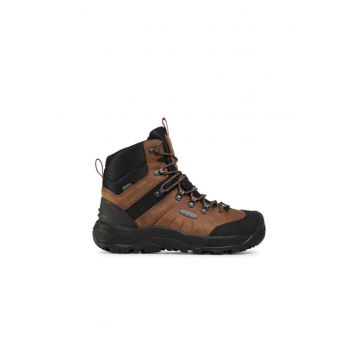 Bocanci trekking barbati  207637542 - Piele naturala - 40 EU - Maro