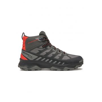 Bocanci trekking barbati  304345555 - Piele naturala - Gri - Gri