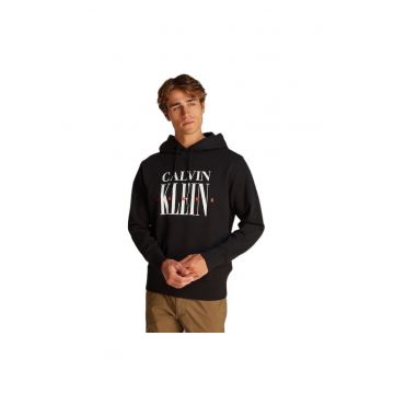 Hanorac  pentru Barbati - serif font graphichoodie - J30J327520-BEH - Negru - Negru